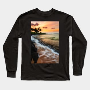 Sunrise Over Poipu, Hawaii Long Sleeve T-Shirt